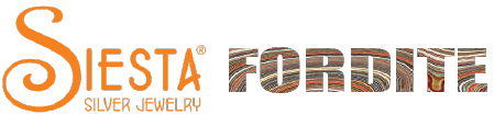 Siesta Silver Fordite Jewelry Logo